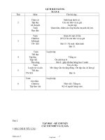 Giáo án Lớp 3 Tuần 8 - GV: Trần Thị Thuý Hằng