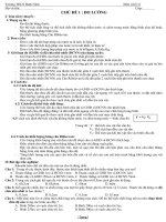 Giáo án lớp 6 môn học Vật lí - Chủ đề 1 : Đo lường