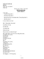 Giáo án lớp 2 - Trường Tiểu học Lý Tự trọng - Tuần 20 năm 2013