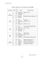 Kế hoạch bài học lớp 1 - Trường Tiểu học Quảng Lưu - Tuần 9