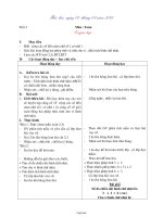Giáo án lớp 3 Tuần học 30 năm học 2013