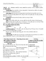 Thiết kế bài dạy lớp 2 – Năm học 2008 - 2009 - Tuần 1 đến tuần 4