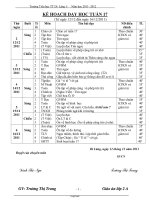 Giáo án các môn lớp 2 - Trường Tiểu học Thị Trấn Di Lăng số 1 - Tuần 17