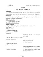 Giáo án môn học khối 4 - Tuần 4