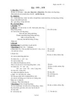 Giáo án Tuần 15 - Lớp Một