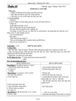 Giáo án lớp 2 - Năm học 2011 - 2012 - Tuần 29