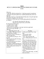 Bài giảng môn học Ngữ văn lớp 7 - Tiết 83: Bố cục và phương pháp lập luận trong bài văn nghị luận (Tiết 2)