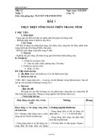 Giáo án môn Tin học 7 bài 3: Thực hiện tính toán trên trang tính (tiết 1)