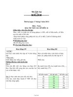 Giáo án dạy các môn khối 1 - Tuần 34