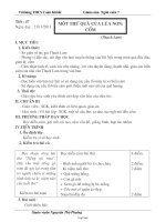 Bài giảng môn học Ngữ văn lớp 7 - Tiết 57: Một thứ quà của lúa non: Cốm (Tiếp theo)