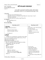 Đề thi Kiểm tra học kì I năm học: 2014 - 2015 môn: Sinh học 8 thời gian làm bài: 45 phút ( không kể thời gian phát đề)