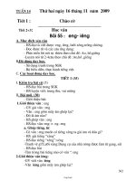 Kế hoạch bài dạy lớp 1 - Tuần 14 (chi tiết)