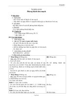 Giáo án môn Tự nhiên xã hội 3 tuần 5