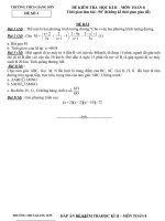 Bài kiểm tra cuối kì II – (đề số 1) năm học : 2015 -2016 môn: Lịch sử - Địa lí - Lớp 4 thời gian : 40 phút