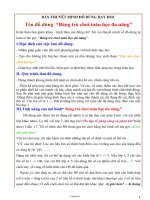 Bản thuyết minh đồ dùng dạy học tên đồ dùng: “Bảng trò chơi toán học đa năng”