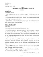 Giáo án môn Thể dục lớp 6 - Tiết thứ 1 đến tiết 70