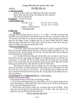 Giáo án dạy thêm Văn 8 cả năm - Trường THCS Phả Lại