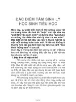 Đặc điểm tâm sinh lý học sinh tiểu học