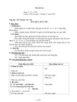 Giáo án soạn giảng Lớp 3 Tuần 11