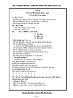 Giáo án Âm nhạc khối 3 tiết 6: Ôn tập bài hát: Đếm sao - Trò chơi âm nhạc