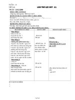 Thiết kế bài dạy các môn học lớp 1 - Tuần 1 năm 2008