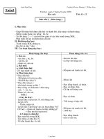 Kế hoach bài dạy môn học lớp 1 - Trường Tiểu học Phường 5 TX Bạc Liêu - Tuần 2