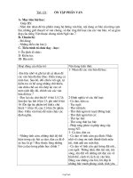 Giáo án Ngữ văn 7 tiết 121: Ôn tập phần văn