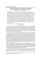 Phân loại lớp phủ từ dữ liệu ảnh vệ tinh dựa trên phương pháp phân cụm phổ