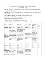 Tải Ma trận đề kiểm tra giữa học kì 2 môn GDCD 7 năm học 2020 - 2021 - Ma trận đề thi giữa kì 2 lớp 7 môn Giáo dục công dân