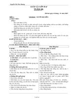 Giáo án các môn học khối 2 năm 2007 - 2008 - Tuần 8