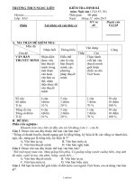 Kiểm tra định kì môn: Ngữ văn 8 (tiết 55, 56)