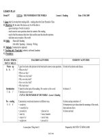 Thiết kế bài dạy môn Tiếng Anh 11 - Period 97 đến period 101