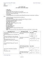 Giáo án Giải tích lớp 12 - Bài 2: Luyện tập lũy thừa với số mũ thực