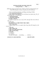 Mẫu 3 - Kế hoạch phụ đạo học sinh yếu trường tiểu học …… năm ……