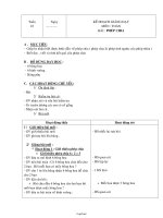 Giáo án khối lớp 2 môn Toán học - Tuần 22