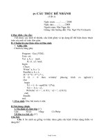 Giáo án Tin học 11 - Bài 9: Cấu trúc rẽ nhánh