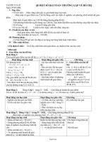 Giáo án môn Giải tích 12 tiết 19, 20: Một số bài toán thường gặp về đồ thị