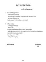 Giáo án Hoạt động ngoài giờ lên lớp 6 hoàn chỉnh