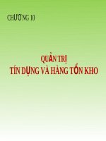 Bài giảng Tài chính doanh nghiệp theo ross: Chương 10 - Trường Đại Học Quốc Tế Hồng Bàng
