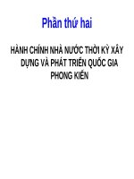 Bài giảng Lịch sử hành chính Nhà nước Việt Nam: Chương 3 - Hành chính nhà nước thời nhà Trần - ThS. Nguyễn Xuân Tiến