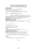 Đề tham khảo thi tốt nghiệp THPT 2010 Môn Toán. Trường THPT Trần Quí Cáp