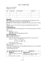 Thiết kế giáo án Đại số 8 - Học kì I - Tiết 5: Luyện tập