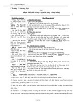 Giáo án môn Vật lý 7 - Chương I: Quang học