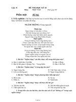 Đề thi học kỳ II môn: Ngữ văn lớp 8