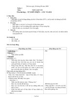 Giáo án khối 2 - Tuần 1 môn Tập làm văn - Bài: Tự giới thiệu – câu và bài