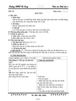 Bài soạn môn Sinh học khối 8 - Tiết 49 đến tiết 54