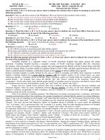 Đề thi thử đại học – Năm 2013 - 2014 môn thi: Tiếng Anh - Đề số 140