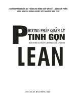 Quản lý tinh gọn với phương pháp Lean