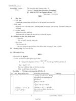 Giáo án Giải tích lớp 12 - Tiết 58 - Bài 2: Một số phương pháp tìm nguyên hàm ( 2 tiết)