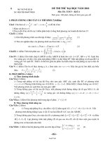 Đề thi thử đại học năm 2010 môn thi: Toán học – Khối A